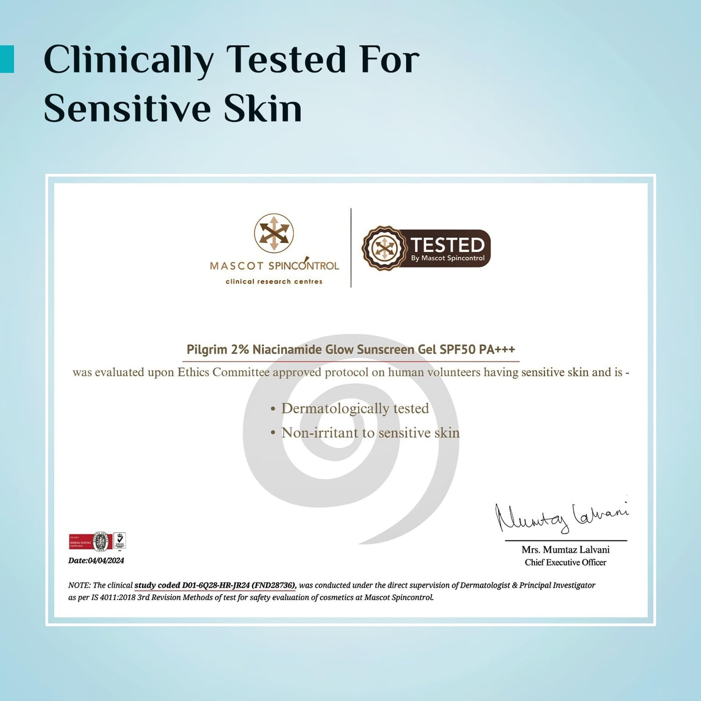 Pilgrim 2% Niacinamide Glow Sunscreen SPF 50 +++ for men and women with Spanish Squalane | Enhances Glow, Broad spectrum, Non-greasy, No white cast & Prevents Tanning | All skin types | 50 gm