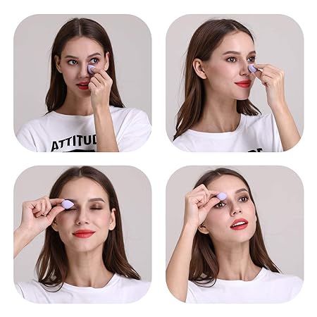 Finger Puff, 5 Pcs Mini Makeup Puff