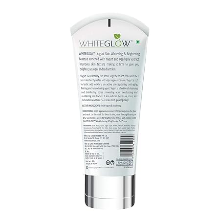 Lotus Herbals White Glow Yogurt Skin Whitening and Brightening Masque,