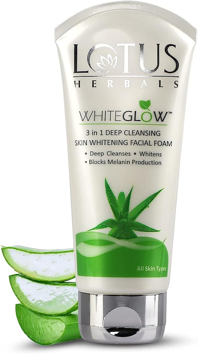 WhiteGlow 3 In 1 Deep Cleansing Skin Brightening Facial Foam