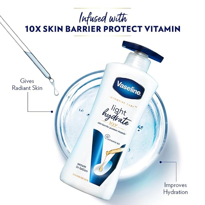 Vaseline Light Hydrate Serum In Lotion, 400 ml