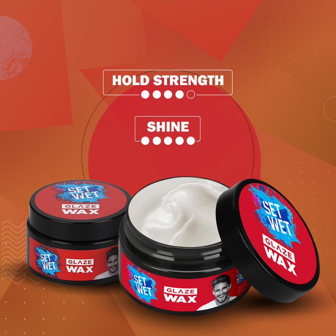 Set Wet Hair Wax For Men - Glaze Wax, 60g