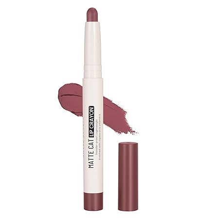 Swiss Beauty Non-Transfer Matte Cat Lip Crayon | Water-Resistant,1.5g