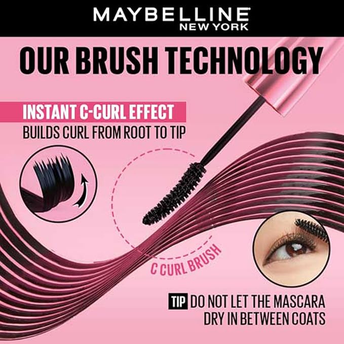 Maybelline New York Mascara, Curls Lashes