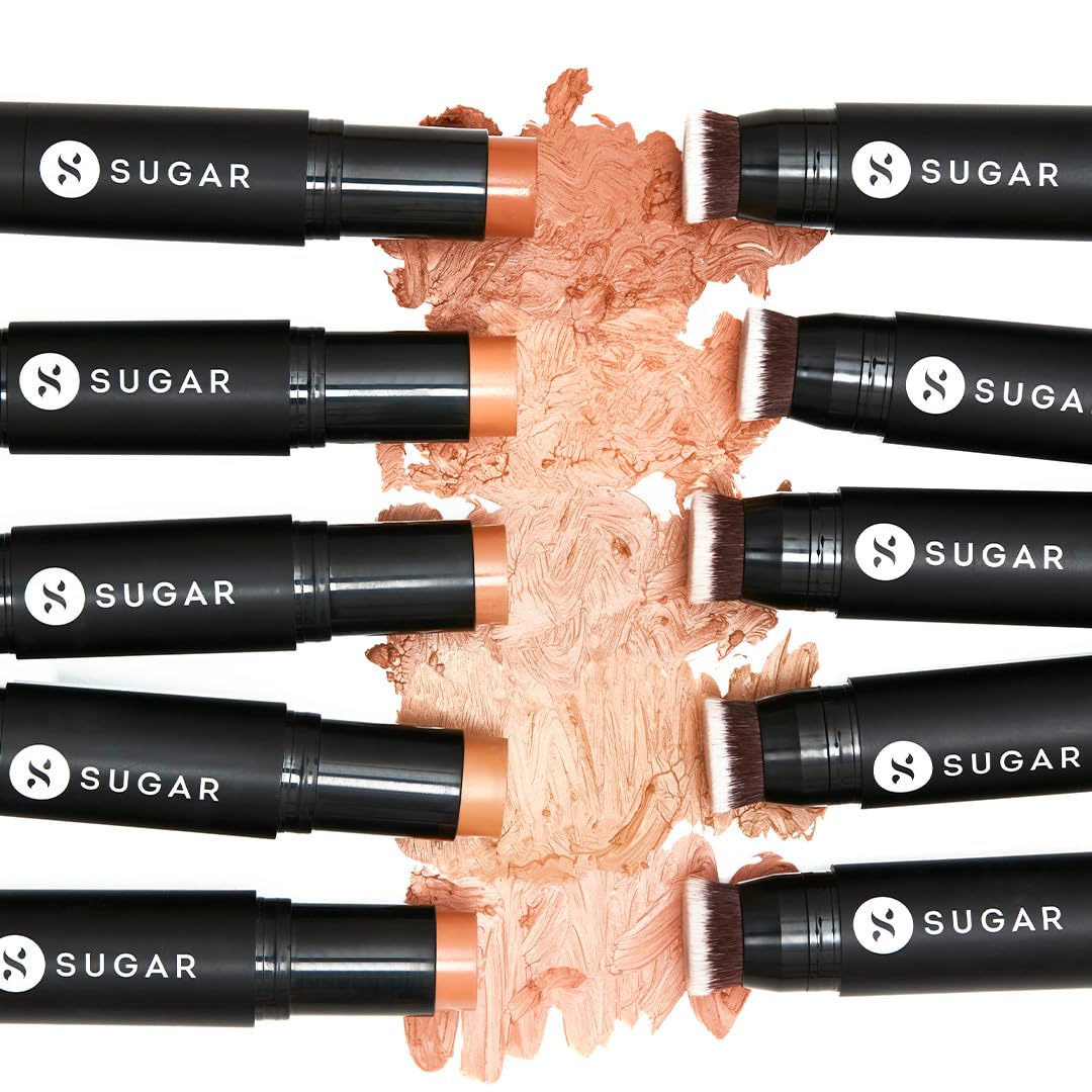 SUGAR Cosmetics Ace Of Face Matte Foundation Stick with In-Built Brush