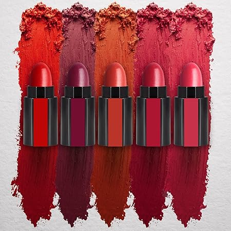 RENEE Fab 5 5-in-1 Lipstick 7.5gm| Five Shades In One| Long Lasting, Matte Finish,Nude