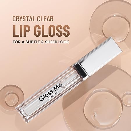 Swiss Beauty Gloss Me Lip Gloss | Lightweight | Glossy Finish | Non-sticky |With Jojoba Oil & Glycerine