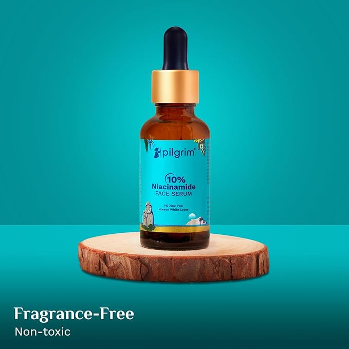 Pilgrim 10% Niacinamide Serum 30ml For Acne Marks|With 1% Zinc PCA, Salicylic & Hyaluronic Acid|Niacinamide Serum For Oily Skin, Acne-Prone, Combination, Normal Skin|Oil Control, Anti-Acne|Women & Men
