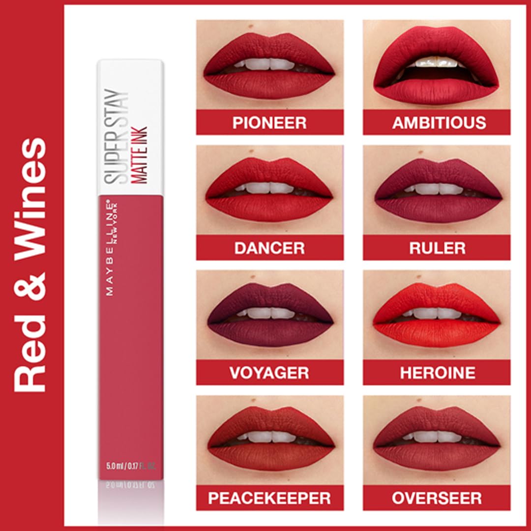 Maybelline New York Liquid Matte Lipstick, Long Lasting, 16hr Wear, Superstay , 5ml