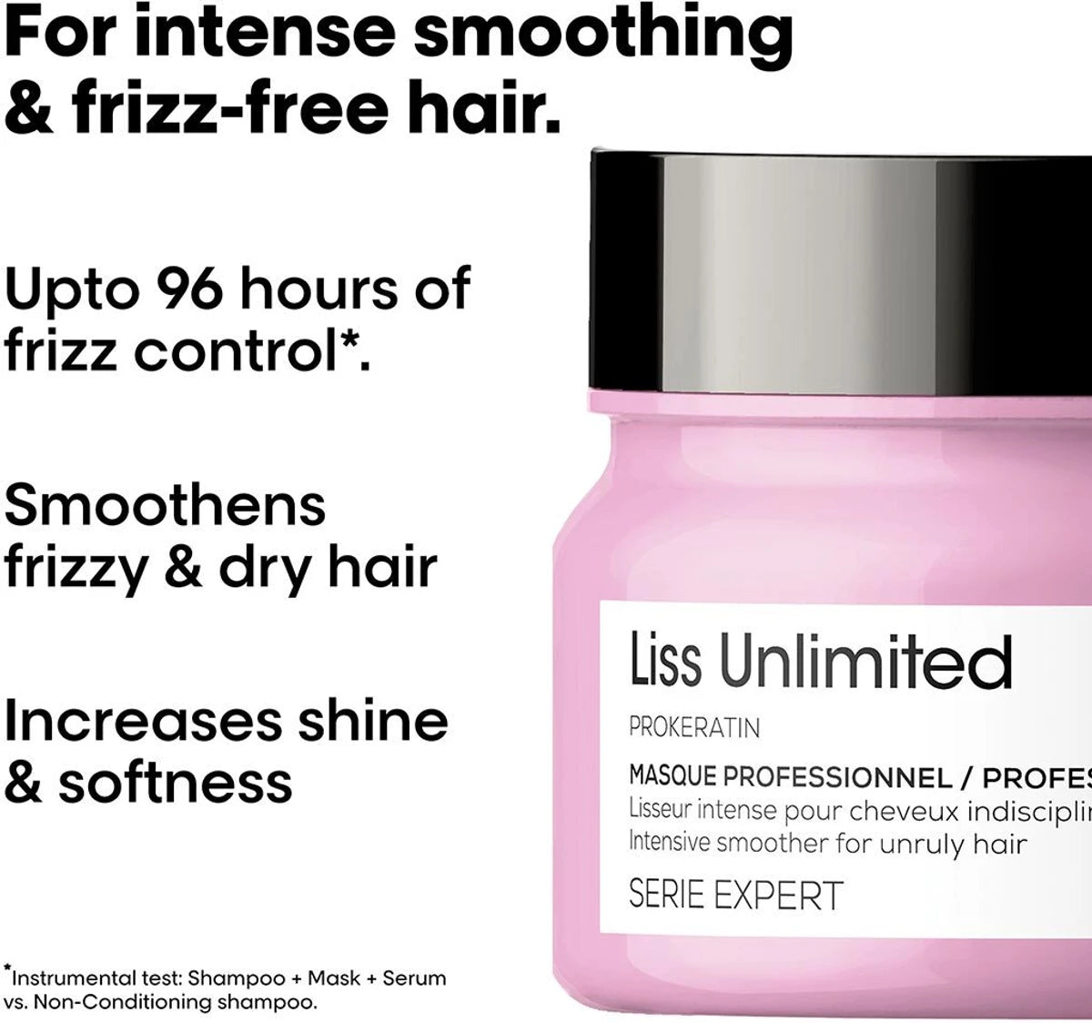 L'Oréal Professionnel Liss Unlimited Mask for Frizzy & Unruly Hair | With Pro-Keratin (250 ml)