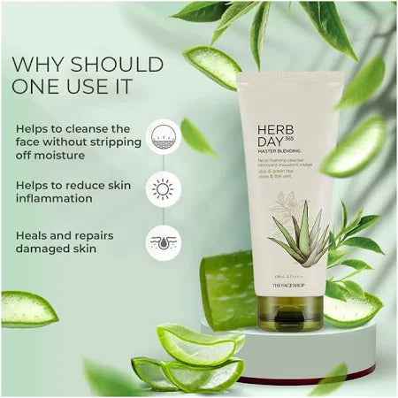 The Face Shop Herb Day 365 Cleansing Foam