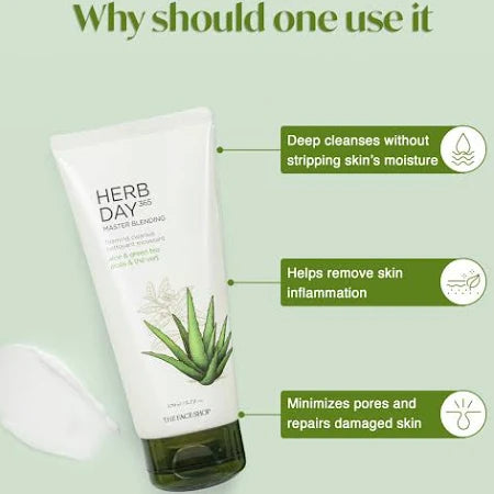 The Face Shop Herb Day 365 Cleansing Foam