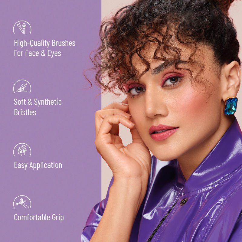 Swiss Beauty Makeup Brush Set of 5 - Pink (5 pcs)