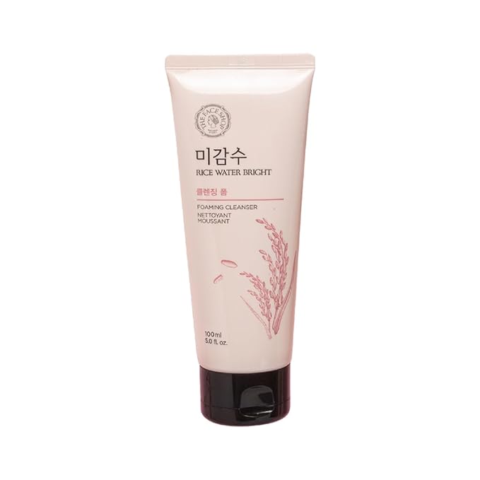The Face Shop Rice Water Bright Foaming Face Wash 100ml (Pack of 1)