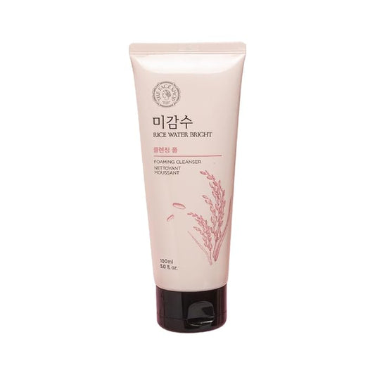 The Face Shop Rice Water Bright Foaming Face Wash 100ml (Pack of 1)