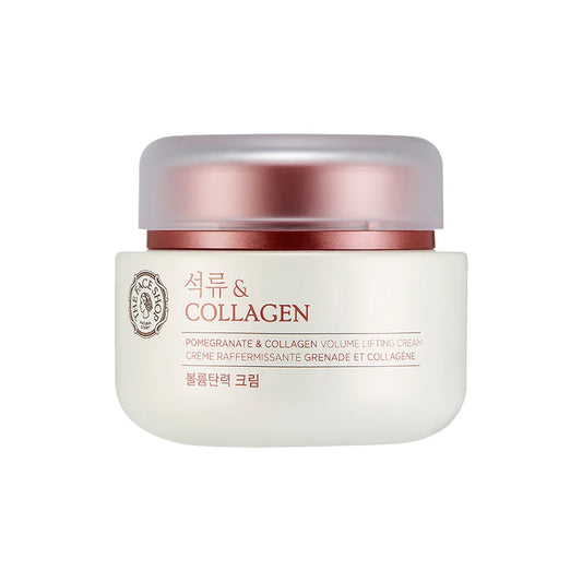 The Face Shop Pomegranate & Collagen Face Cream With 10% Marine Collagen & Pomegranate Extracts