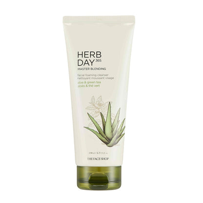 Herb Day 365 Foaming Cleanser - Aloe & Green Tea 170ml