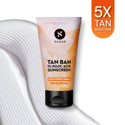 SUGAR Cosmetics Tan Ban 1% Kojic Acid Sunscreen