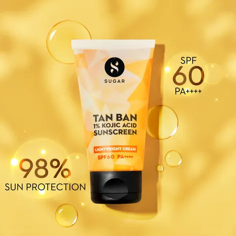 SUGAR Cosmetics Tan Ban 1% Kojic Acid Sunscreen
