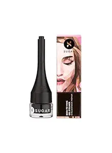 SUGAR Cosmetics Born To Wing Gel Eyeliner with Brush | Smudgeproof & Matte | Lasts Upto 12 hrs - 01 Blackmagic Woman