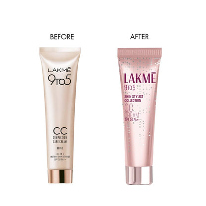 Lakme 9 to 5 Complexion Care CC Cream, Almond 30g