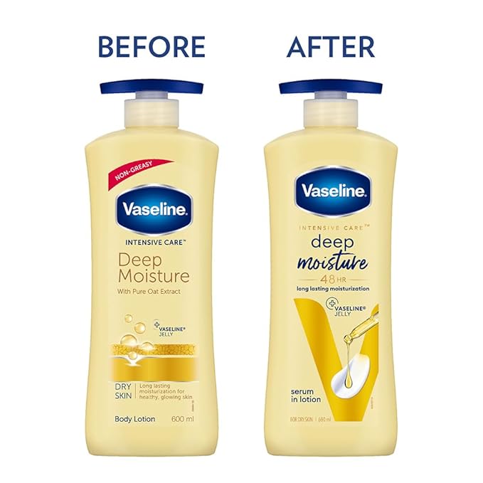 Vaseline Intensive Care Deep Moisture Nourishing Body Lotion 600 ml