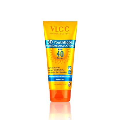 VLCC 3D Youth Boost SPF 40 +++ Sunscreen Gel Crème
