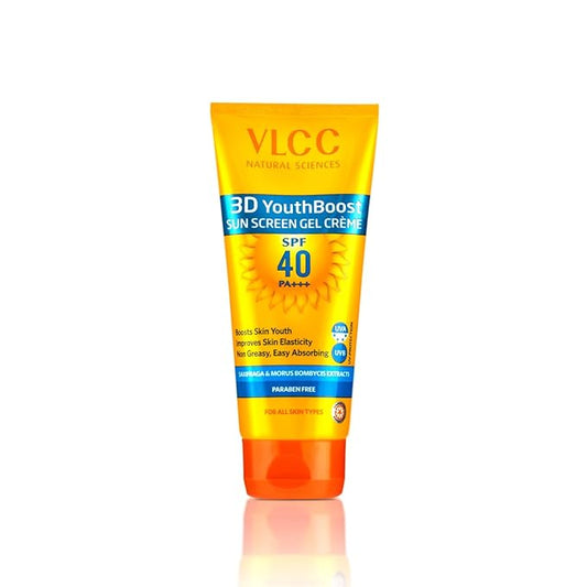VLCC 3D Youth Boost SPF 40 +++ Sunscreen Gel Crème