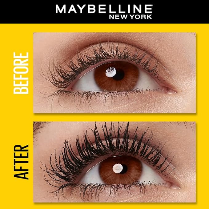 Maybelline New York Mascara, Volumizing & Lengthening, Waterproof