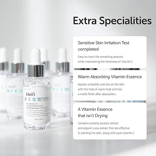 Klairs Freshly Juiced Vitamin Drop - Pure Vitamin C Serum (35ml)