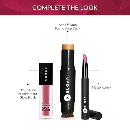 SUGAR Matte Attack Transfer Proof Lipstick with Avocado Oil 2 g