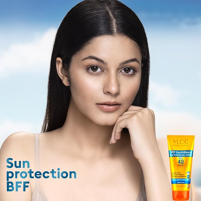 VLCC 3D Youth Boost SPF 40 +++ Sunscreen Gel Crème