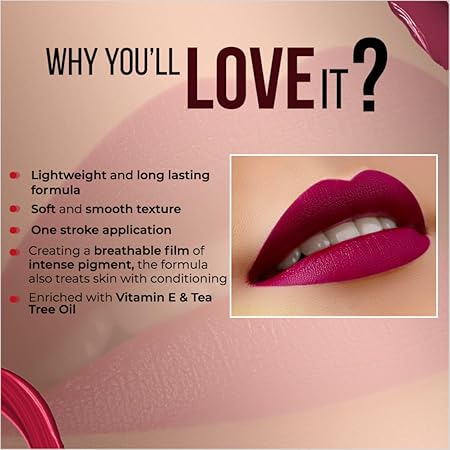 Colorbar PowerKiss Vegan Matte Lipcolor