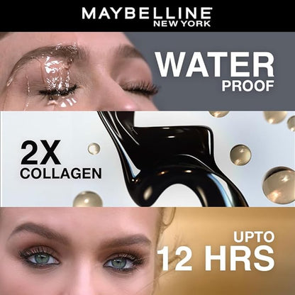 Maybelline New York Mascara, Volumizing & Lengthening, Waterproof