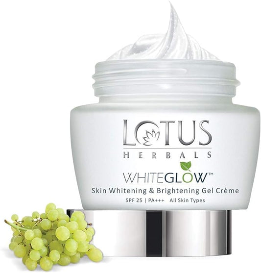 Lotus Herbals Whiteglow Gel Cream 60g, Deep Moisturising Cream