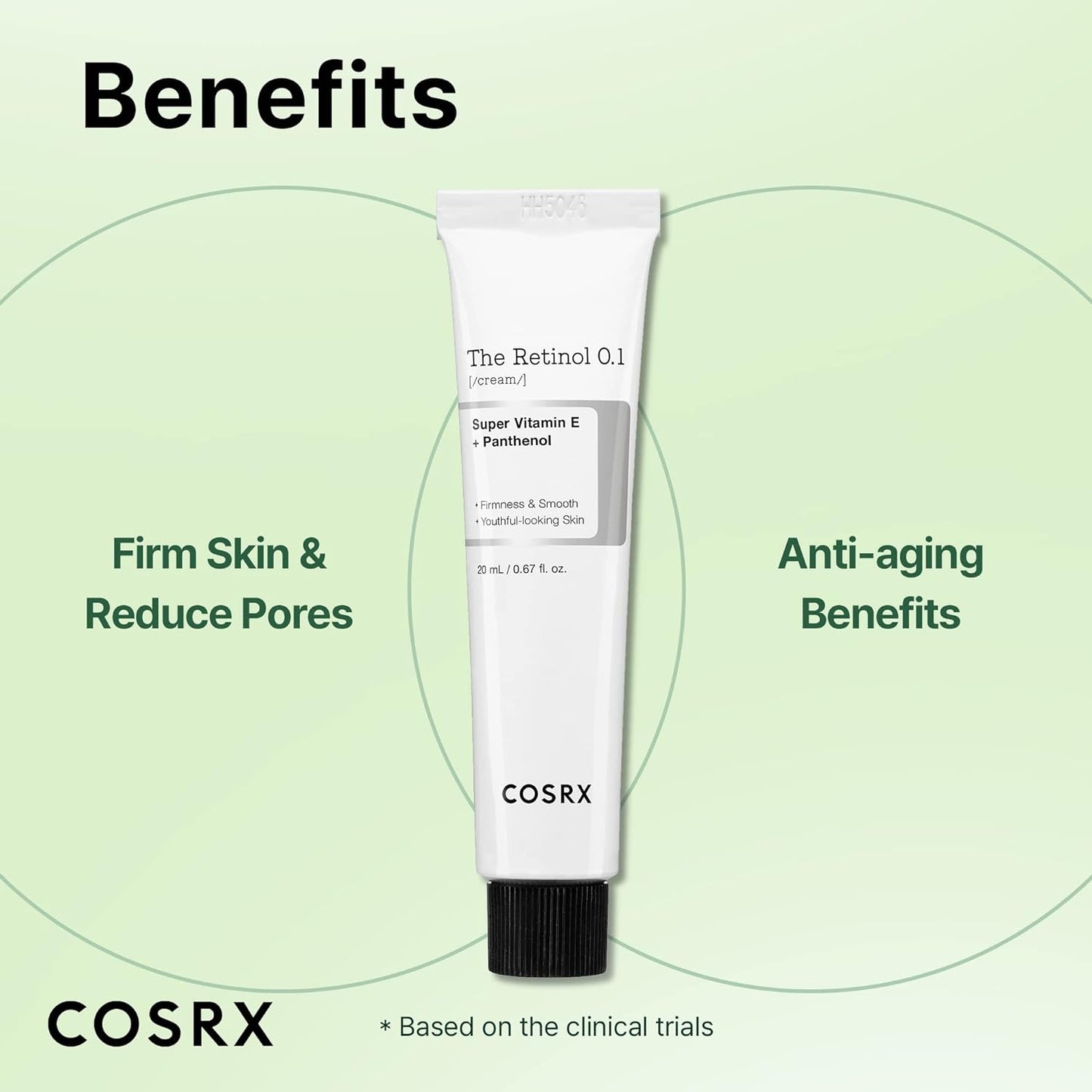 COSRX THE RETINOL SUPER VITAMIN E AND PANTHENOL CREAM