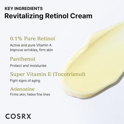 COSRX THE RETINOL SUPER VITAMIN E AND PANTHENOL CREAM
