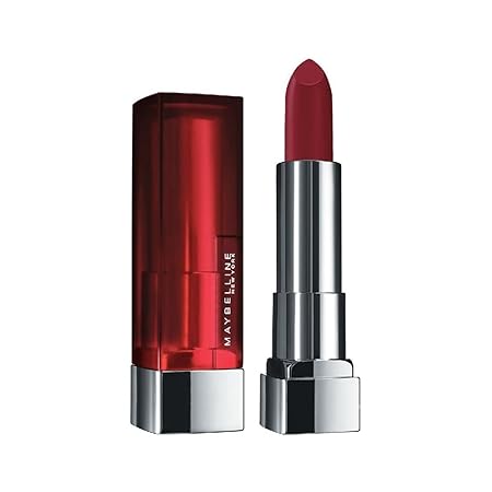 Maybelline New York Matte Lipstick, Intense Colour, Moisturised Lips, Color Sensational Creamy Matte, 695 Divine Wine