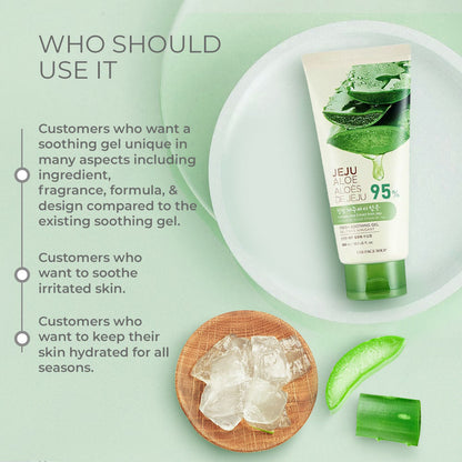 Jeju Aloe Fresh Soothing Gel Tube 300ml