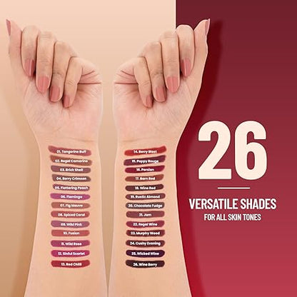 Swiss Beauty Non-Transfer Matte Cat Lip Crayon | Water-Resistant,1.5g