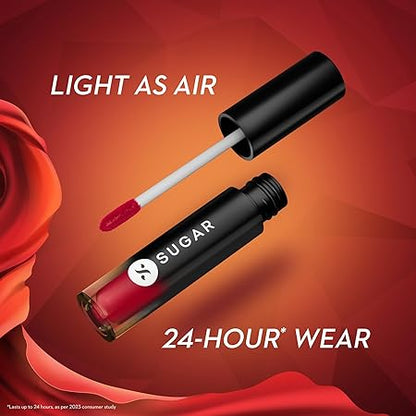 SUGAR Cosmetics Mousse Muse Lip Cream | Lasts 24+ Hrs | Creamy Mousse Lipstick | Waterproof & Smudgeproof | 5ml