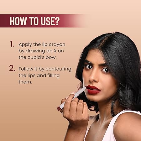Swiss Beauty Non-Transfer Matte Cat Lip Crayon | Water-Resistant,1.5g
