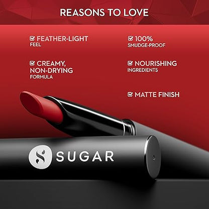 SUGAR Matte Attack Transfer Proof Lipstick with Avocado Oil 2 g