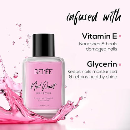 RENEE Nail Paint Remover, 30 Ml