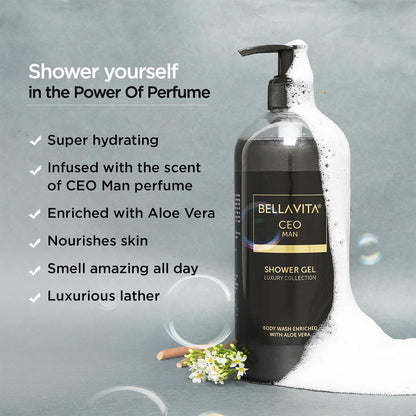 Bella Vita Luxury CEO MAN Body Wash Shower Gel for Men