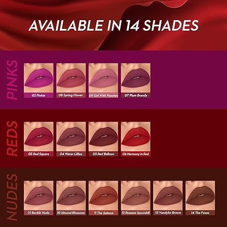 SUGAR Cosmetics Mousse Muse Lip Cream | Lasts 24+ Hrs | Creamy Mousse Lipstick | Waterproof & Smudgeproof | 5ml