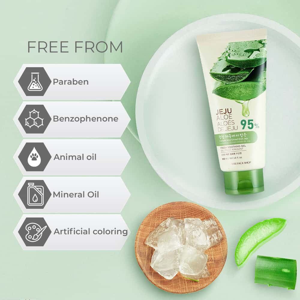 Jeju Aloe Fresh Soothing Gel Tube 300ml
