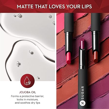 SUGAR Matte Attack Transfer Proof Lipstick with Avocado Oil 2 g