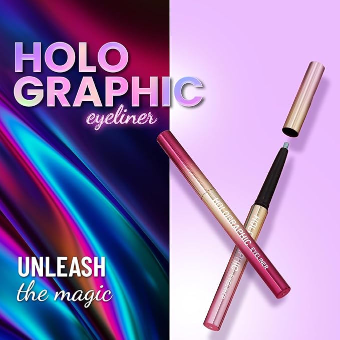 SWISS BEAUTY Holographic Shimmery Pencil Eyeliner | Waterproof, Smudge Proof, Long Lasting Eyeliner With Easy Application