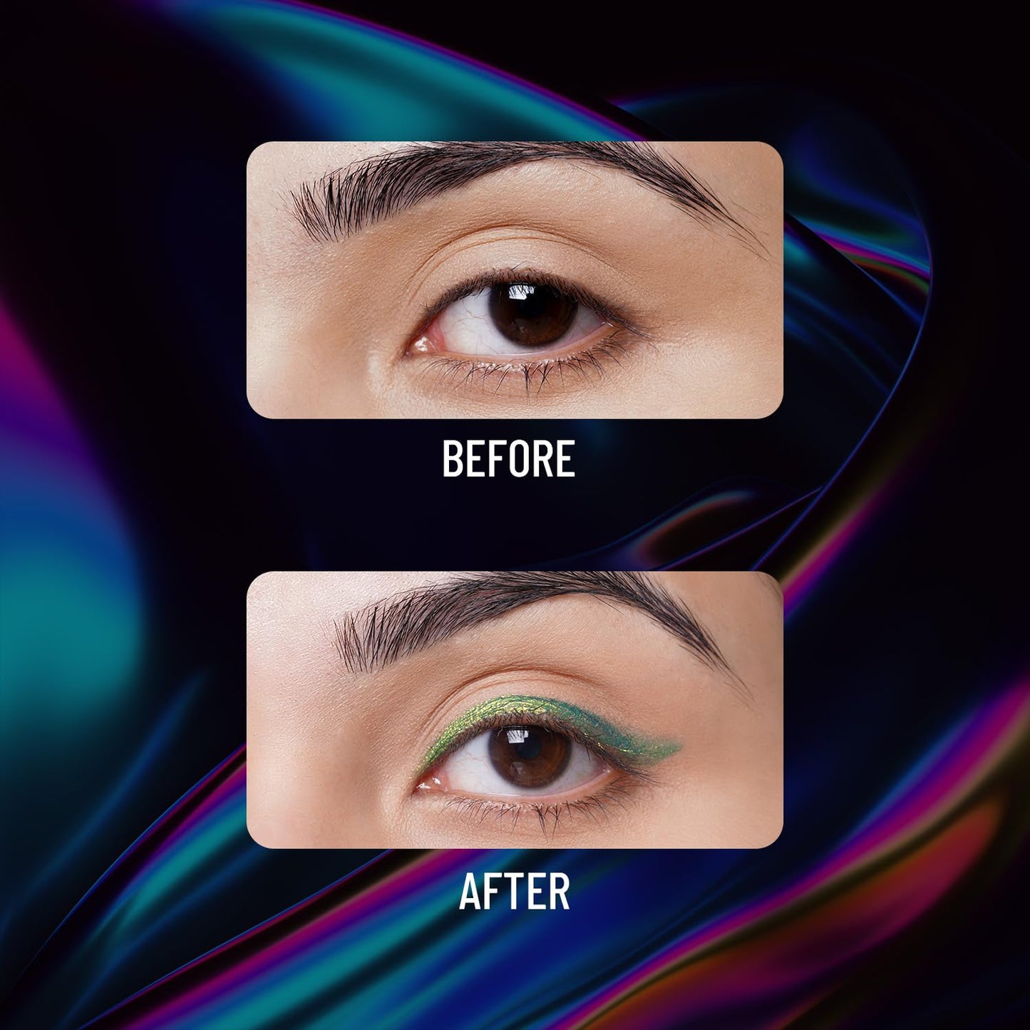 SWISS BEAUTY Holographic Shimmery Pencil Eyeliner | Waterproof, Smudge Proof, Long Lasting Eyeliner With Easy Application